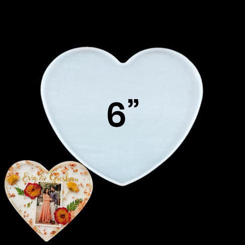 6 inch Heart Mould